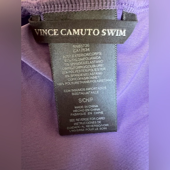 Vince Camuto Lavender One-Shoulder Tank Top - Picture 3 of 5